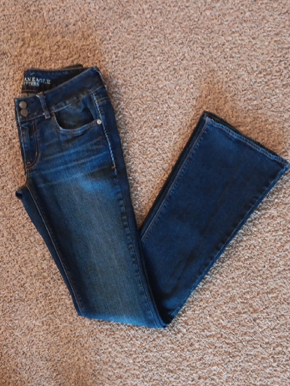 American Eagle Outfitters Dark Blue Flare Jeans